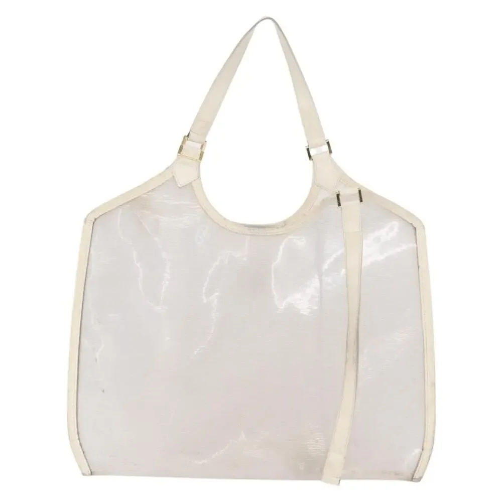 Louis Vuitton Epi Vinyl Plage Via Bag Clear White